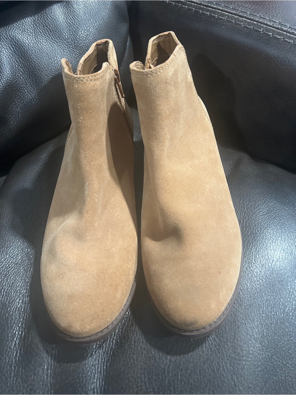 Aldo Suede Ankle Chelsea Boots in Tan